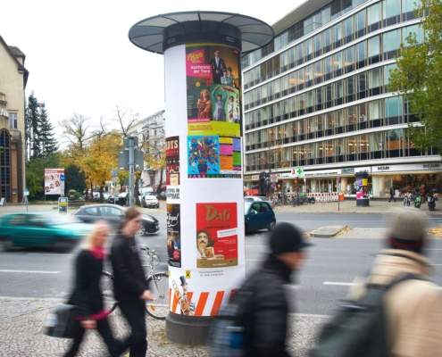 Größte Sichtbarkeit mit Plakatierung Outdoor in Berlin